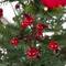 2ft. Pre-Lit Potted Mixed Pine, Berry & Cardinals Christmas Tree, Warm White LED Lights